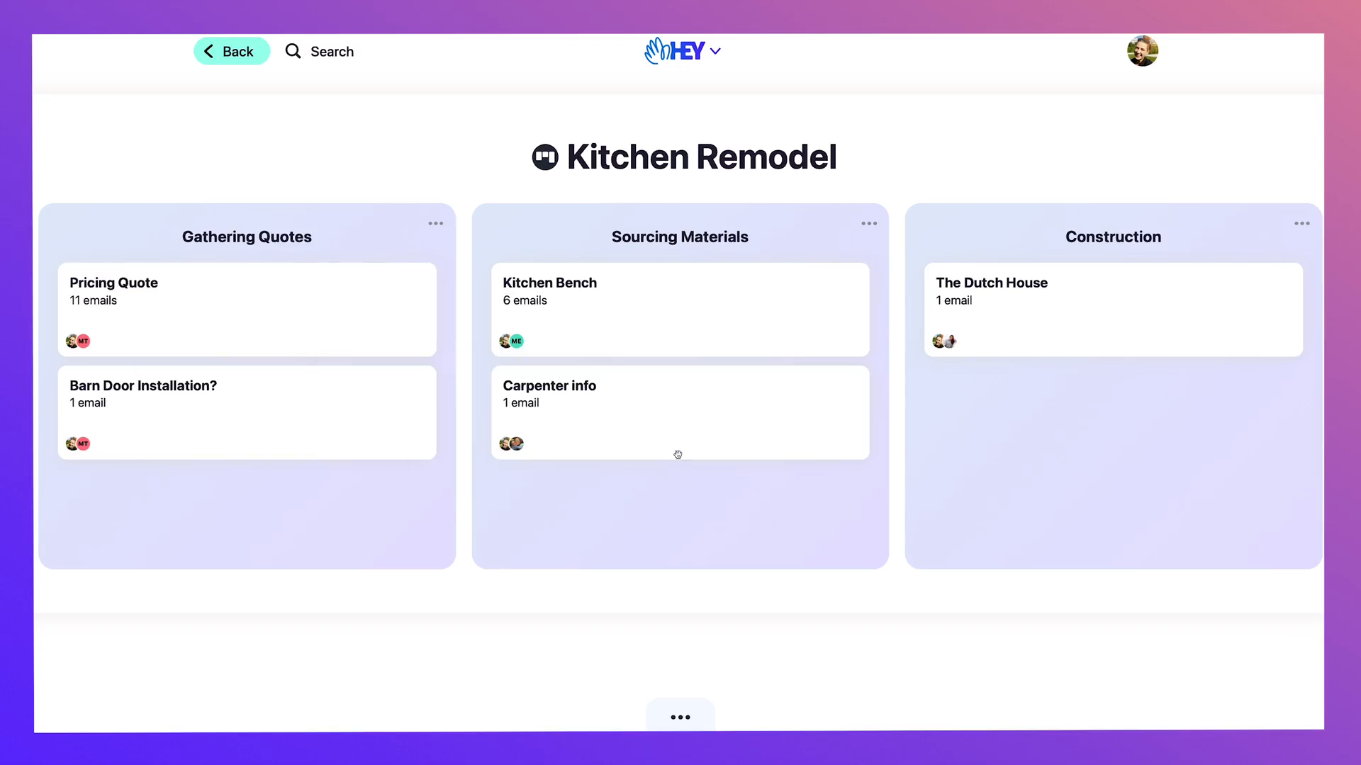 A Workflow board
