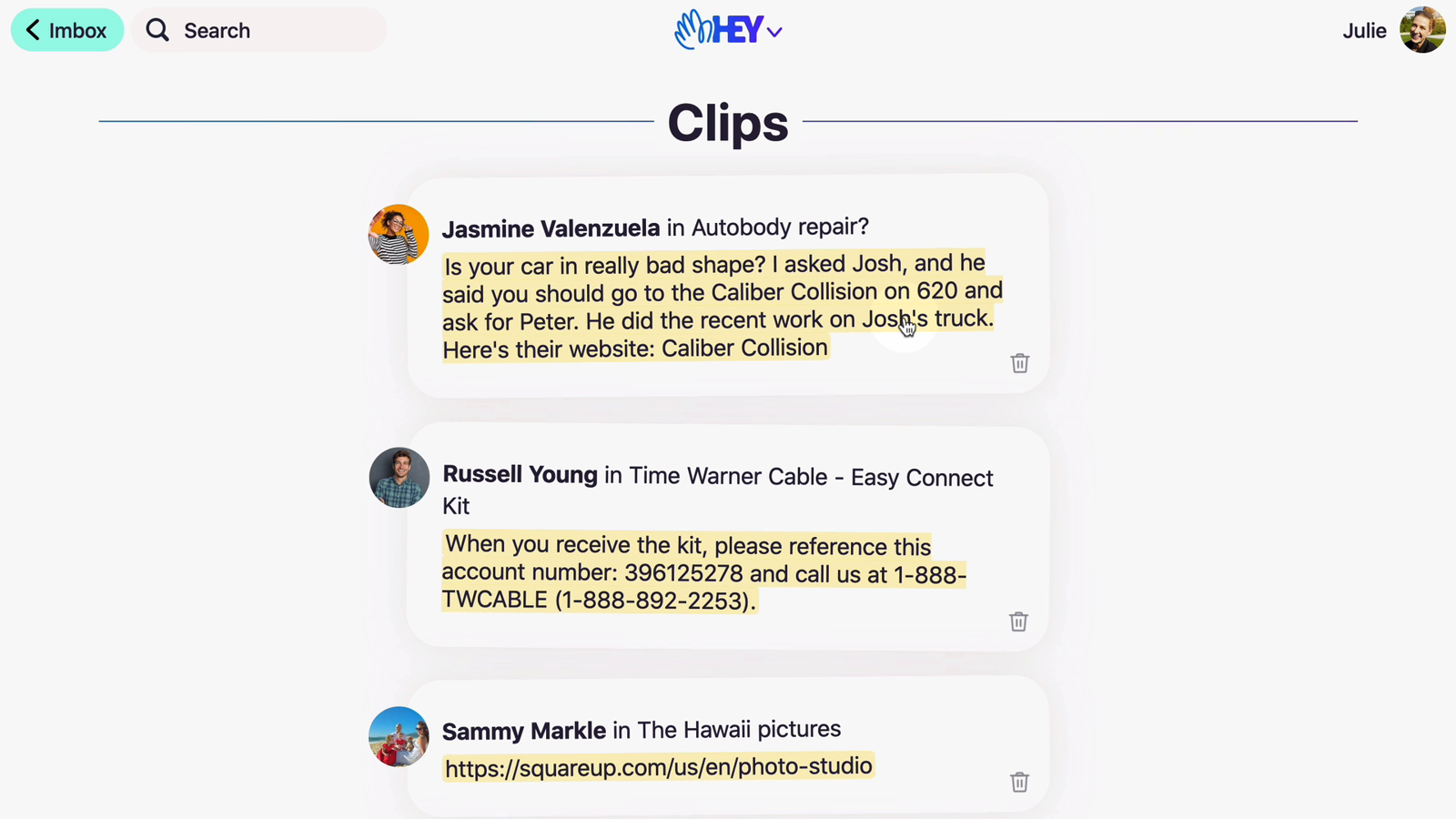 Clips Library
