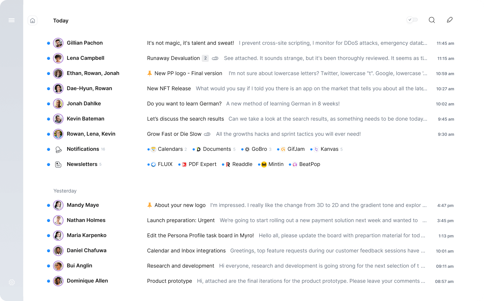 Spark Focused List