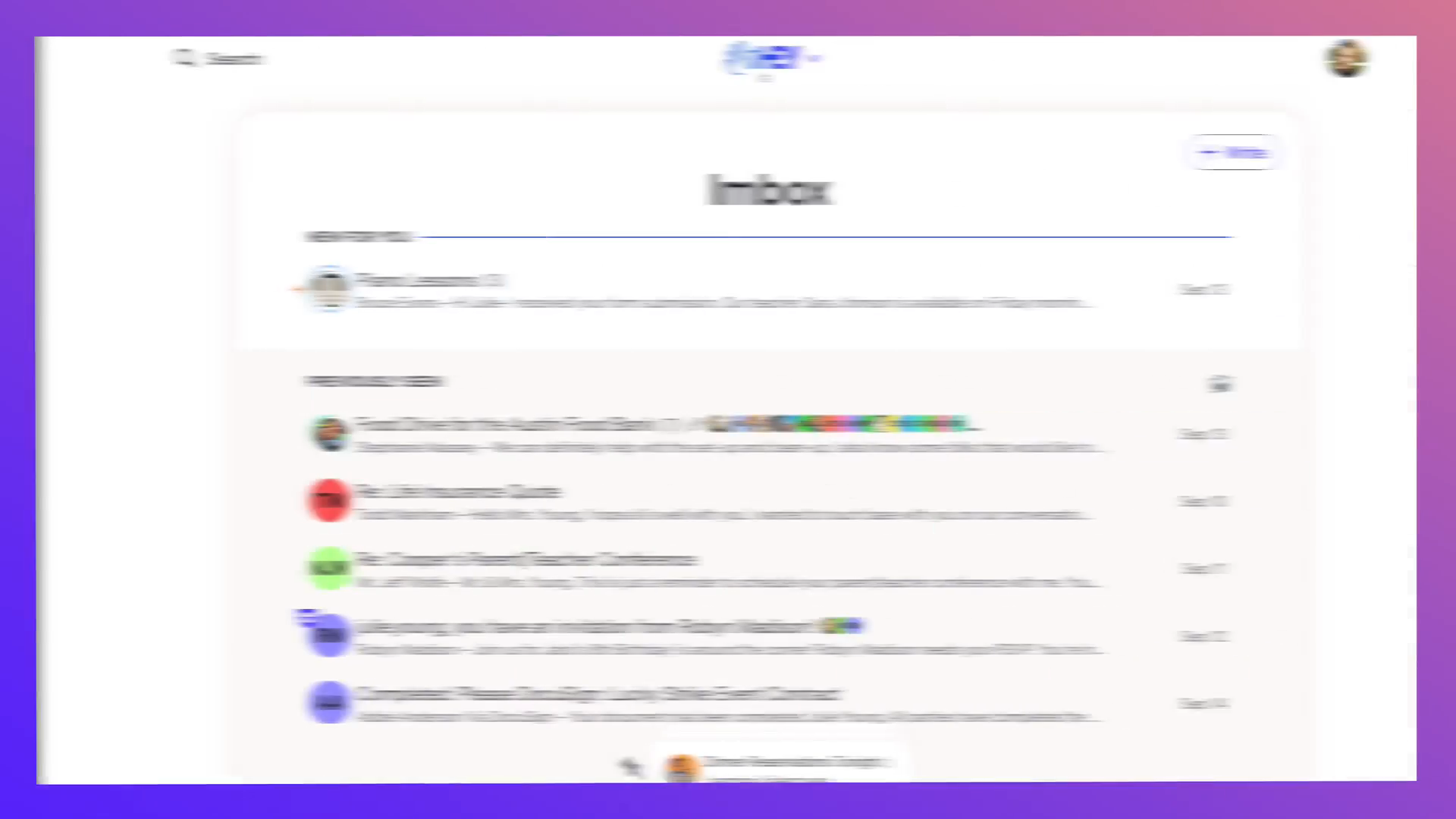The HEY menu, full