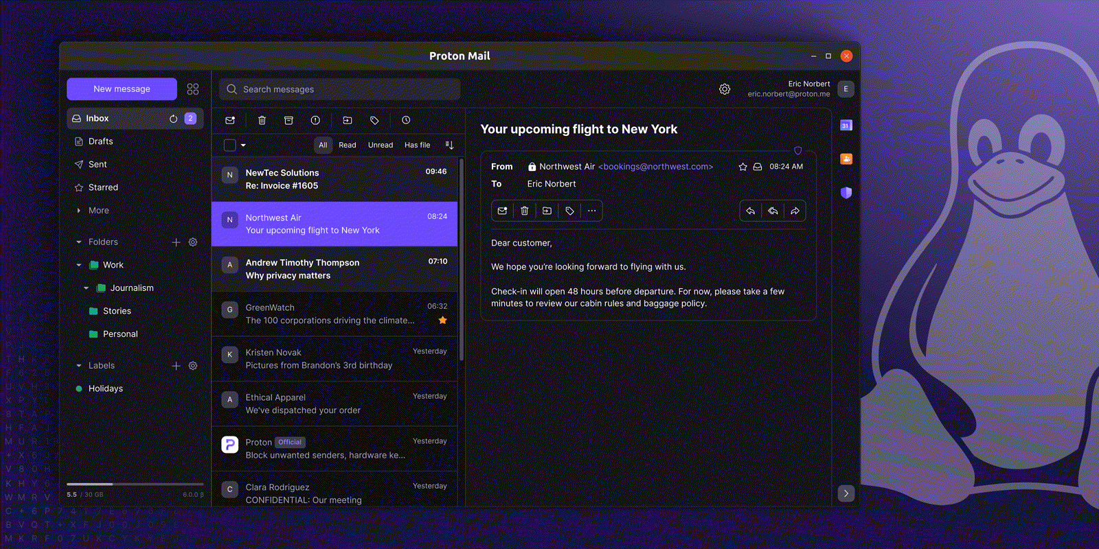 Proton Mail desktop app
